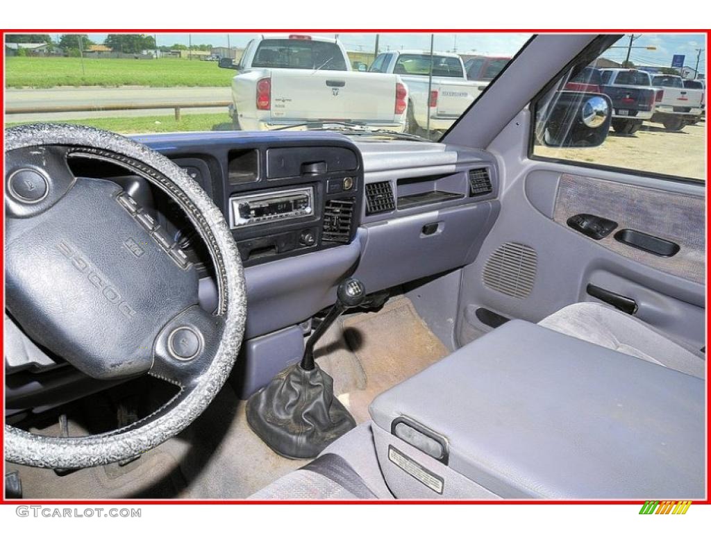1997 Ram 3500 Laramie Extended Cab 4x4 Dually - Light Driftwood Metallic / Gray photo #24
