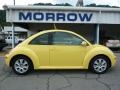 Sunflower Yellow 2008 Volkswagen New Beetle S Coupe