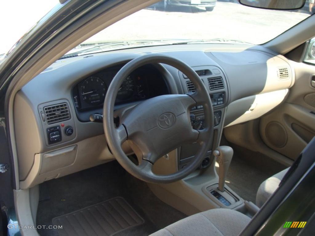 2001 Corolla LE - Woodland Green Pearl / Pebble Beige photo #26