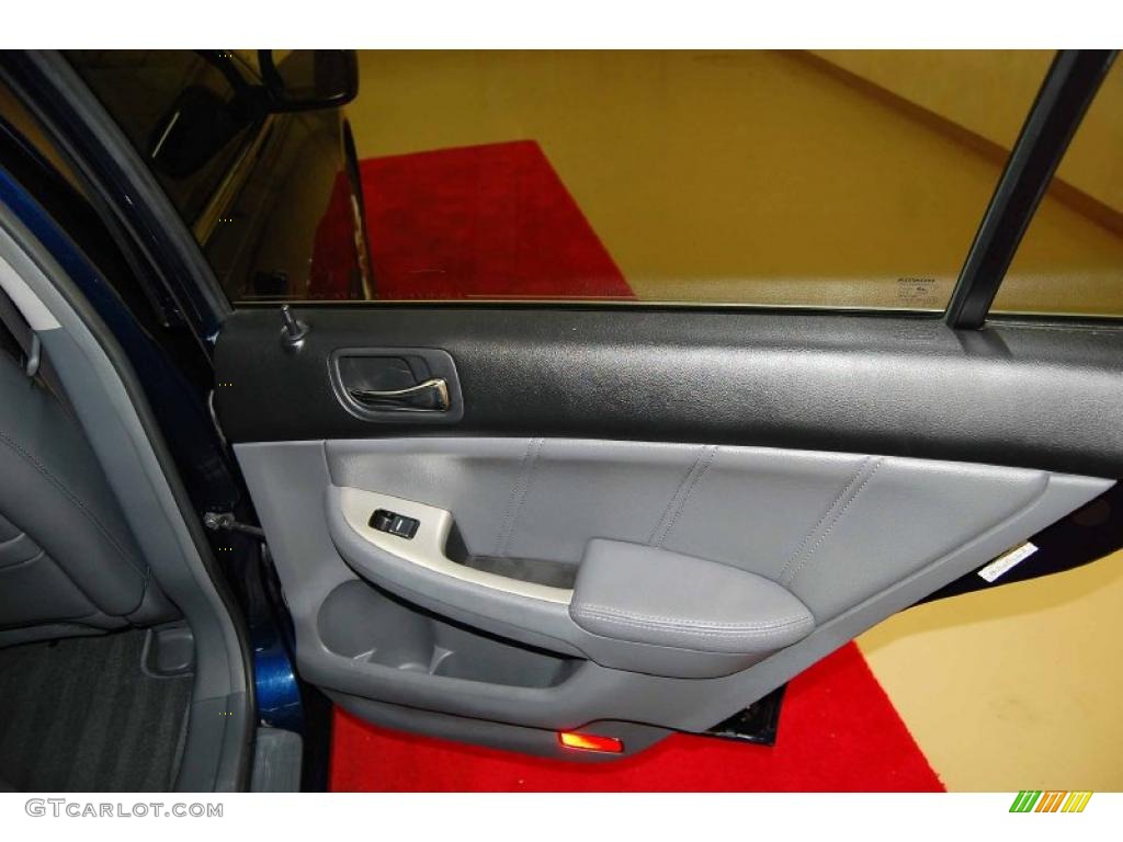 2007 Accord EX-L Sedan - Royal Blue Pearl / Gray photo #23
