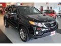 2011 Ebony Black Kia Sorento EX V6 AWD  photo #10