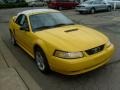 1999 Chrome Yellow Ford Mustang GT Convertible  photo #6