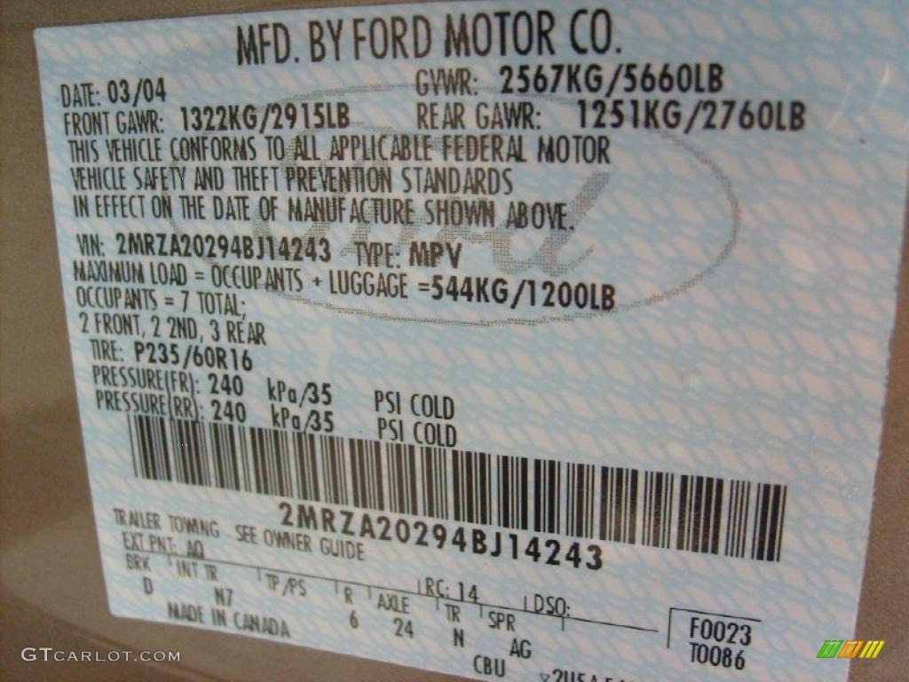 2004 Monterey Convenience - Arizona Beige Metallic / Pebble photo #24