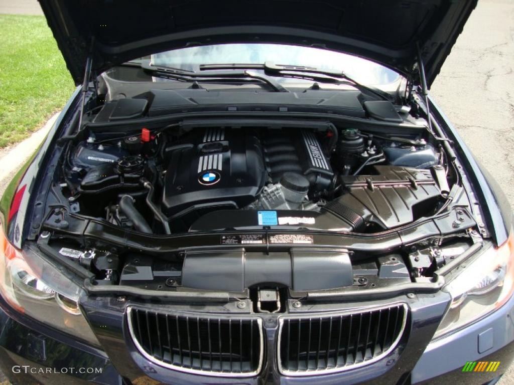 2008 3 Series 328xi Sedan - Monaco Blue Metallic / Beige photo #19