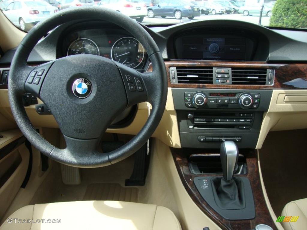 2008 3 Series 328xi Sedan - Monaco Blue Metallic / Beige photo #27