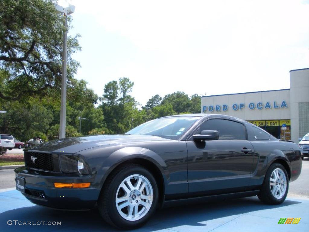 2008 Mustang V6 Premium Coupe - Alloy Metallic / Light Graphite photo #1