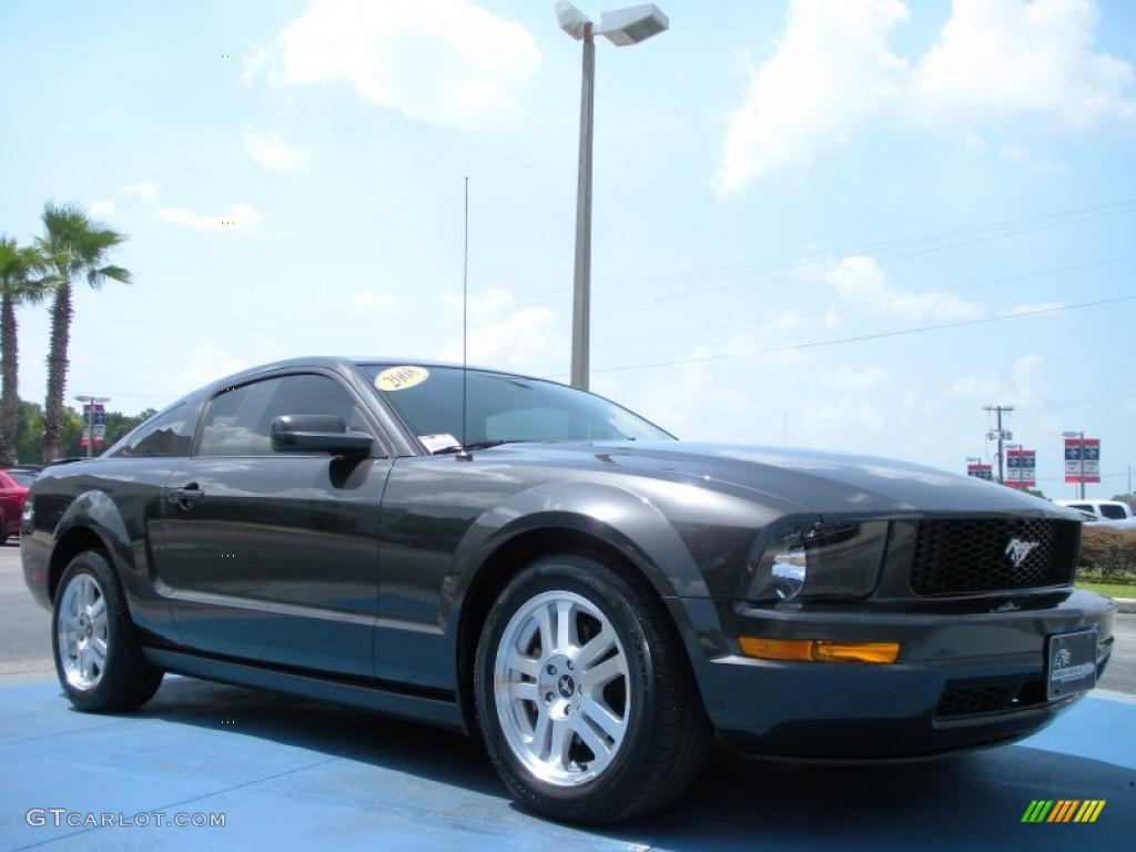 2008 Mustang V6 Premium Coupe - Alloy Metallic / Light Graphite photo #7