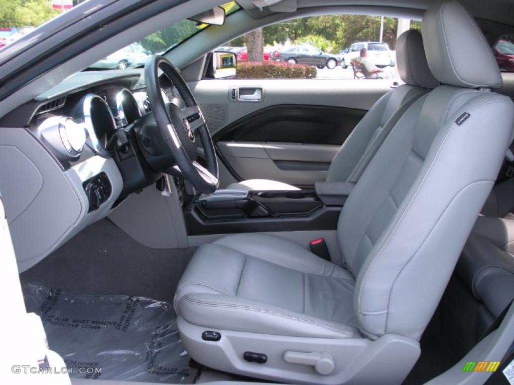2008 Mustang V6 Premium Coupe - Alloy Metallic / Light Graphite photo #11