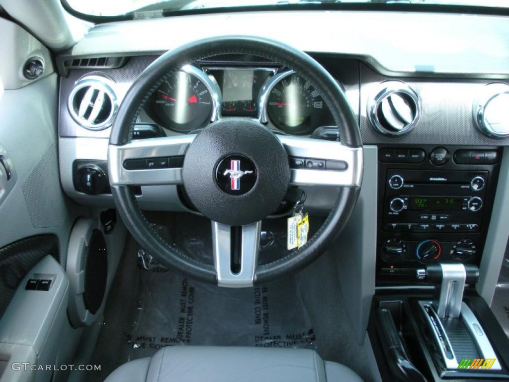 2008 Mustang V6 Premium Coupe - Alloy Metallic / Light Graphite photo #18