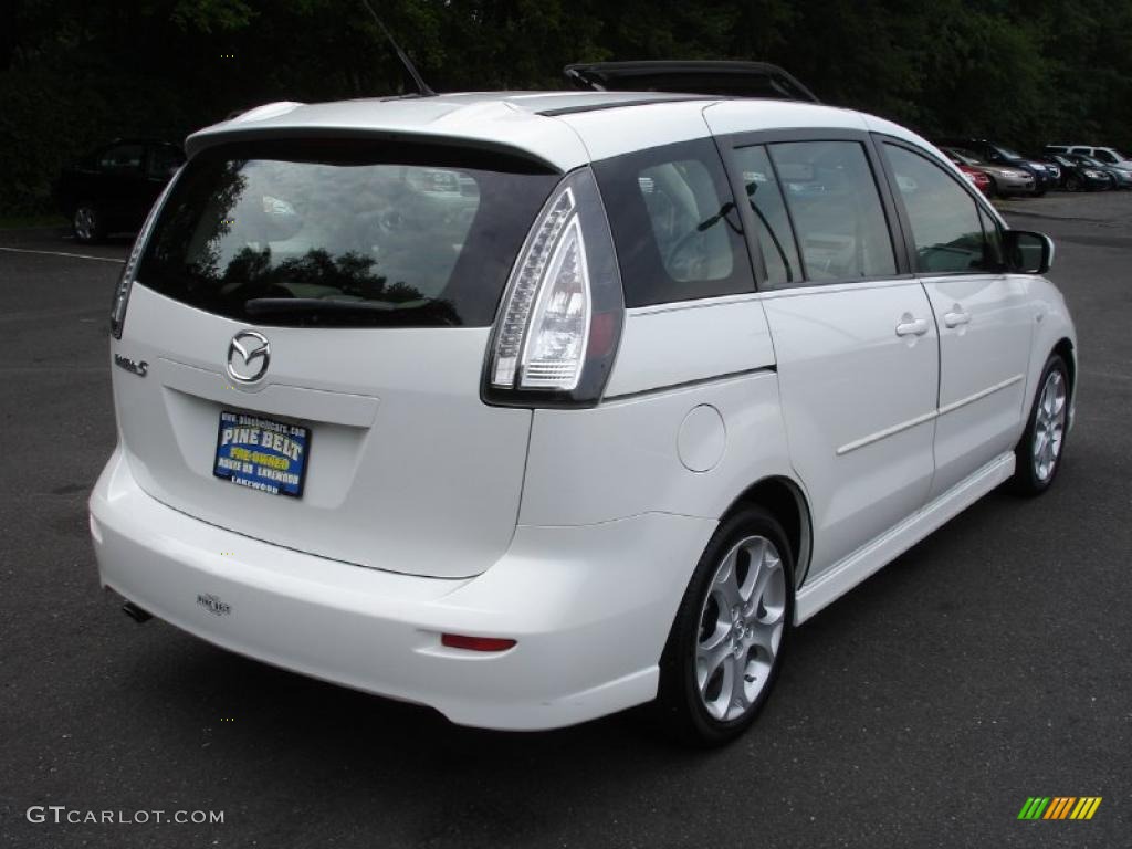 2008 MAZDA5 Sport - Crystal White / Sand photo #4