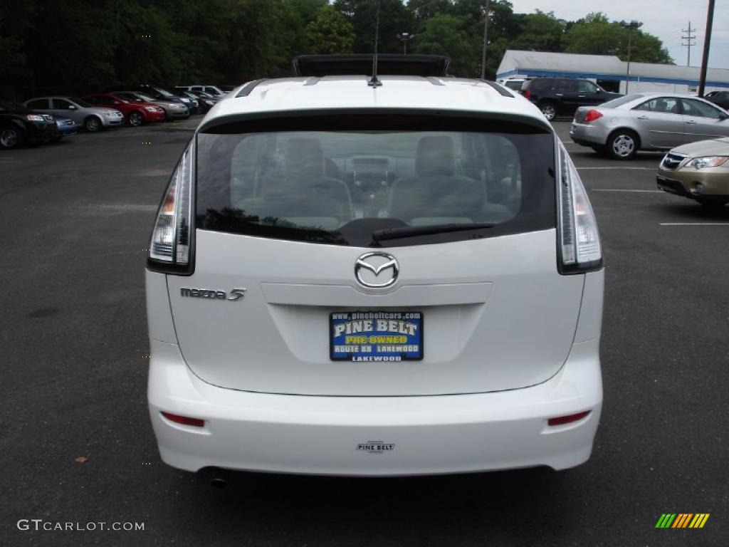 2008 MAZDA5 Sport - Crystal White / Sand photo #5