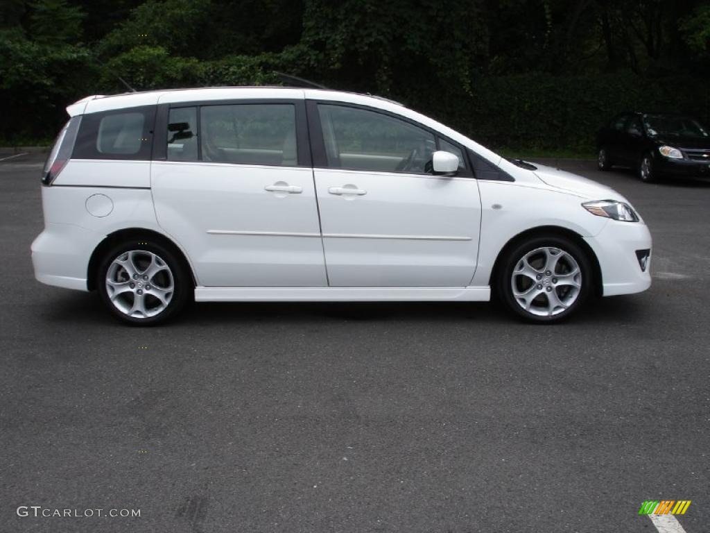 2008 MAZDA5 Sport - Crystal White / Sand photo #7