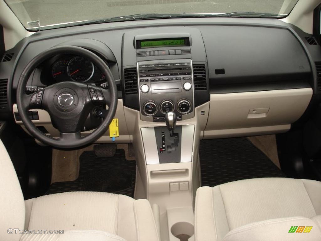 2008 MAZDA5 Sport - Crystal White / Sand photo #12
