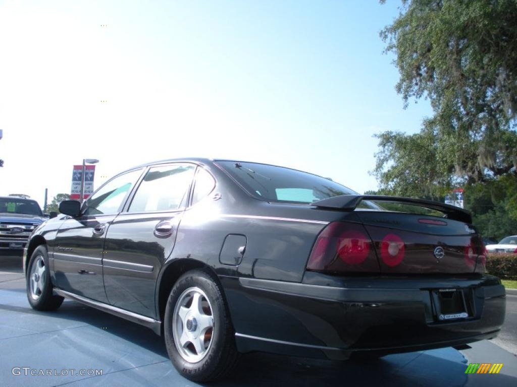 2001 Impala LS - Black / Medium Gray photo #3