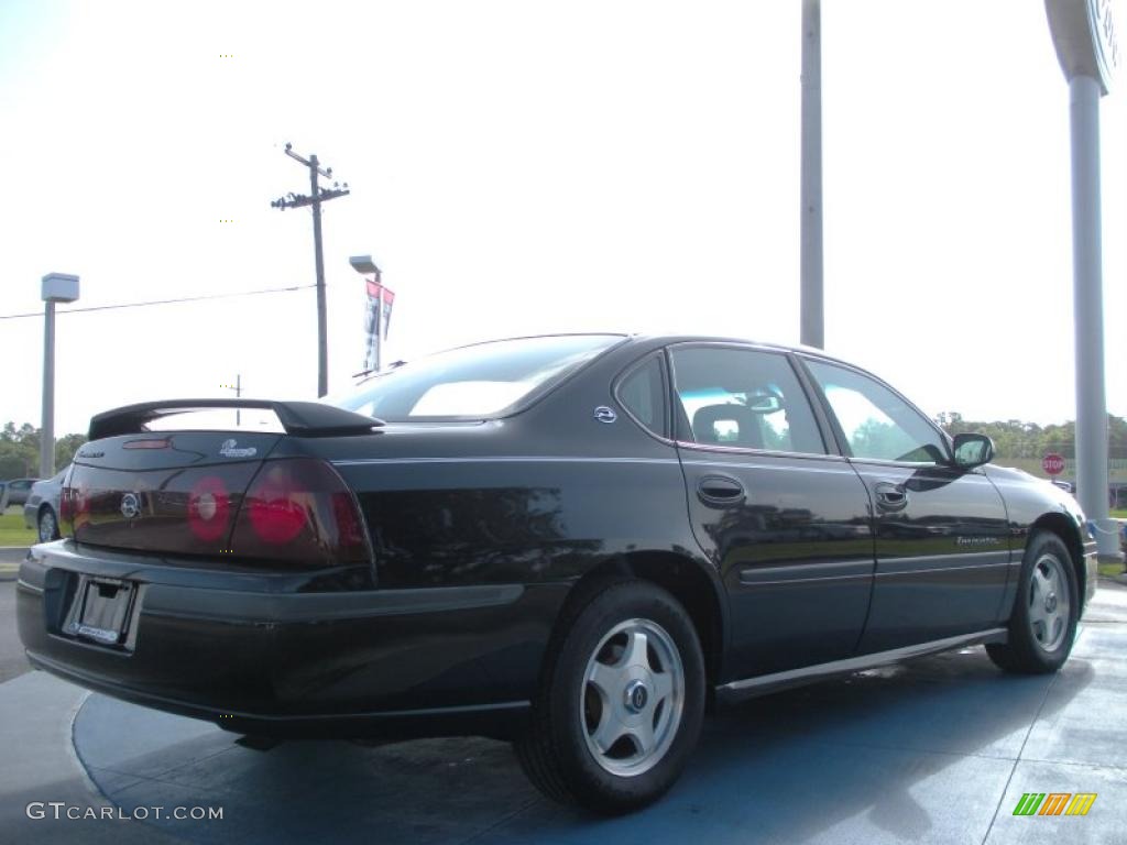 2001 Impala LS - Black / Medium Gray photo #5