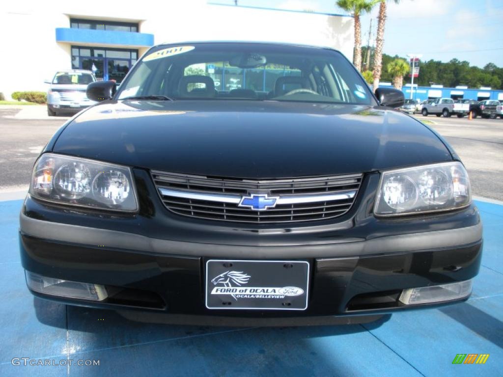 2001 Impala LS - Black / Medium Gray photo #8