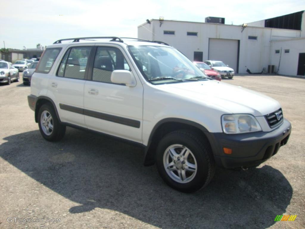 1999 CR-V EX 4WD - Taffeta White / Charcoal photo #6
