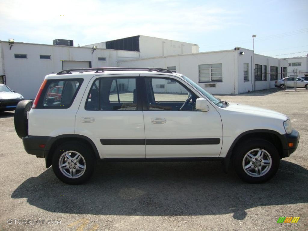 1999 CR-V EX 4WD - Taffeta White / Charcoal photo #7