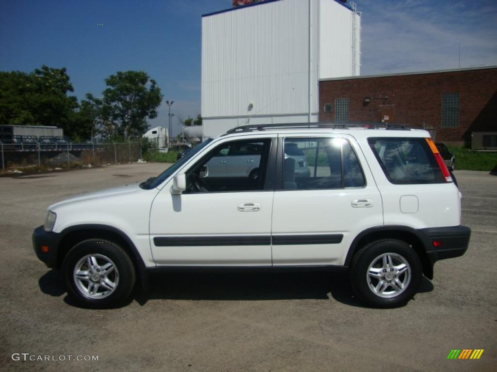 1999 CR-V EX 4WD - Taffeta White / Charcoal photo #11