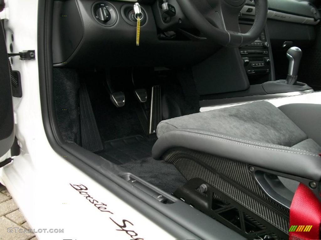 2011 Boxster Spyder - Carrara White / Black w/Alcantara photo #12