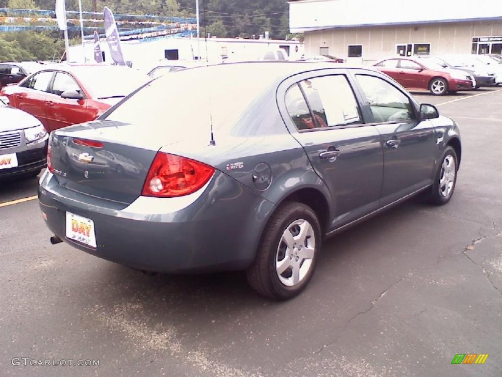 2007 Cobalt LS Sedan - Blue Granite Metallic / Gray photo #3