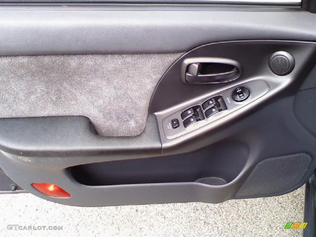 2002 Elantra GLS Sedan - Midnight Gray / Gray photo #9