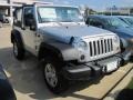 2010 Bright Silver Metallic Jeep Wrangler Sport 4x4  photo #2