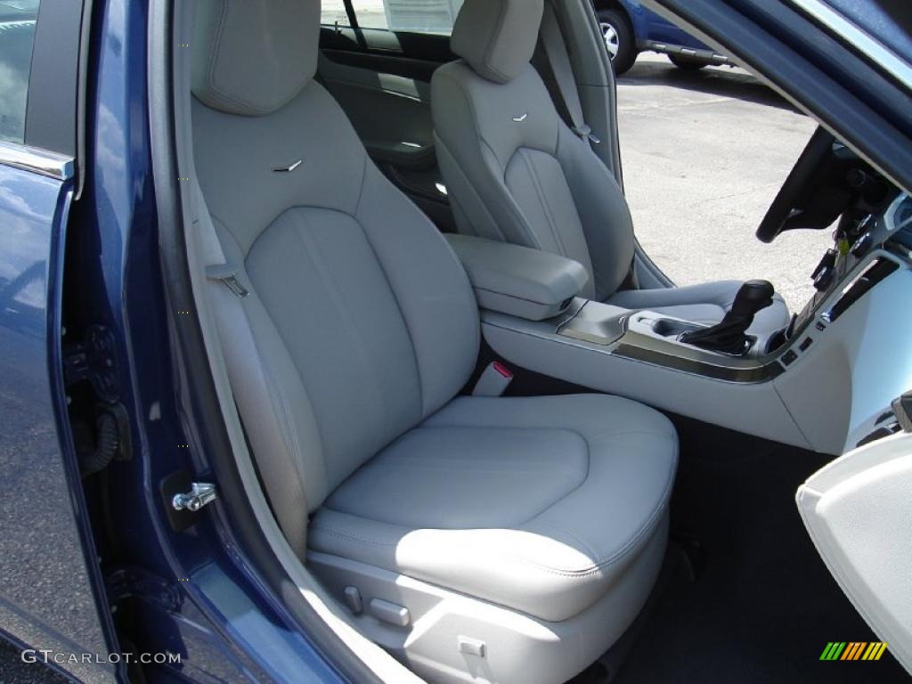 2009 CTS 4 AWD Sedan - Blue Diamond Tri-Coat / Light Titanium/Ebony photo #14