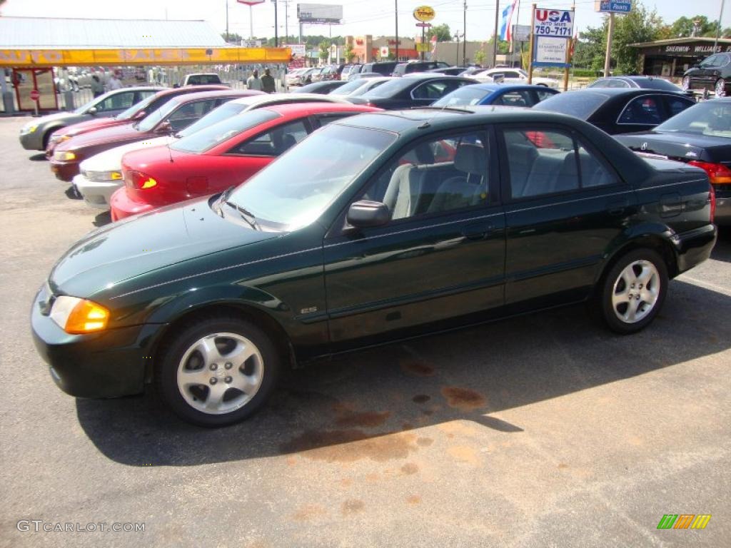 2000 Protege ES - Emerald Green Mica / Gray photo #3