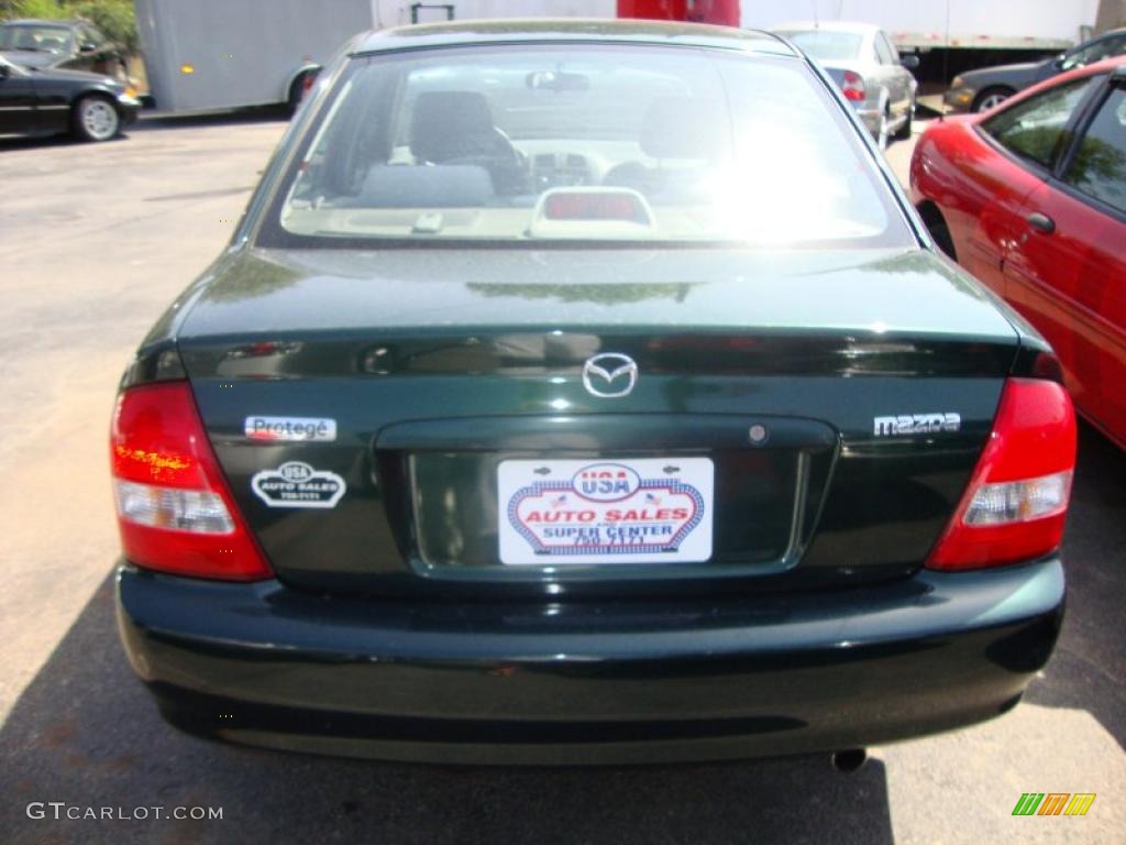 2000 Protege ES - Emerald Green Mica / Gray photo #4