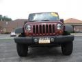 2009 Red Rock Crystal Pearl Coat Jeep Wrangler X 4x4  photo #2
