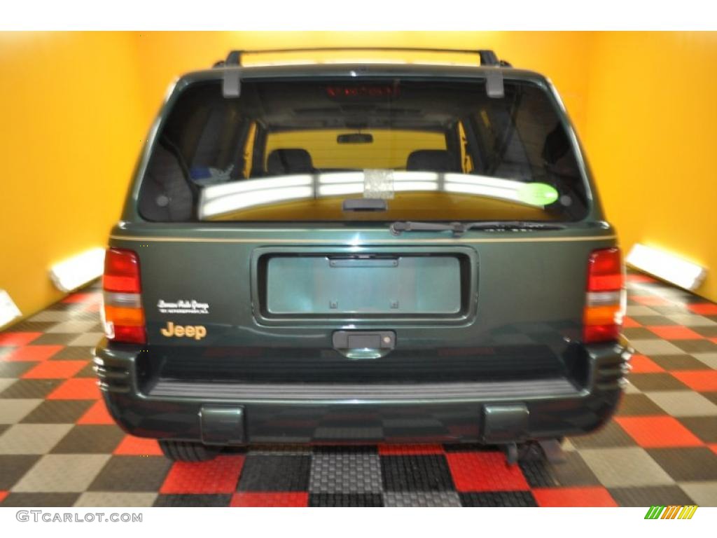 1997 Grand Cherokee Limited 4x4 - Forest Green Pearl / Agate Black photo #5