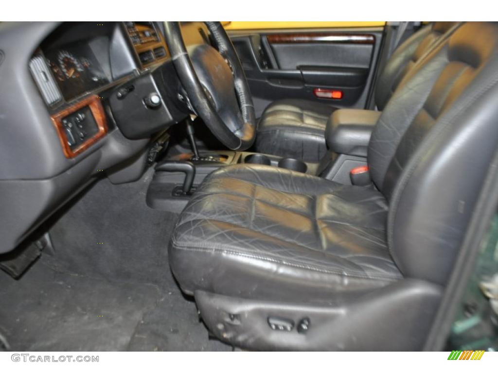 1997 Grand Cherokee Limited 4x4 - Forest Green Pearl / Agate Black photo #12