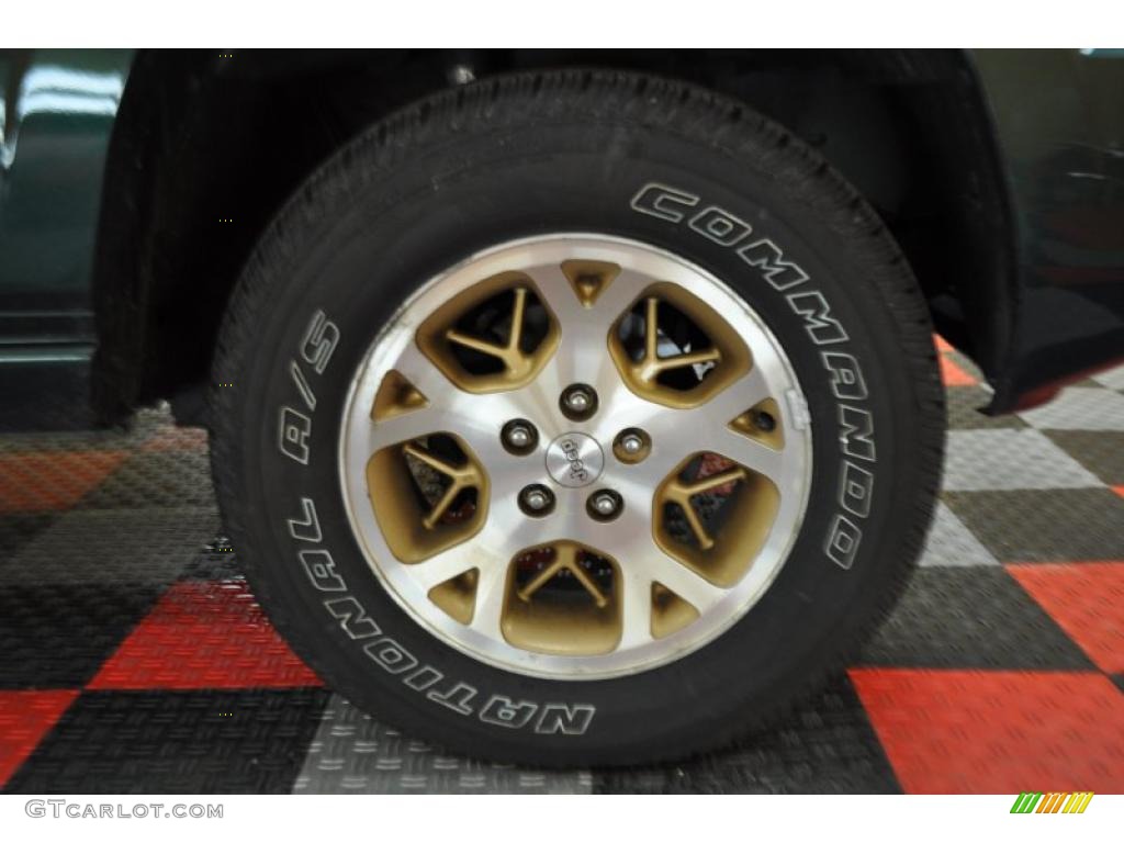 1997 Grand Cherokee Limited 4x4 - Forest Green Pearl / Agate Black photo #17