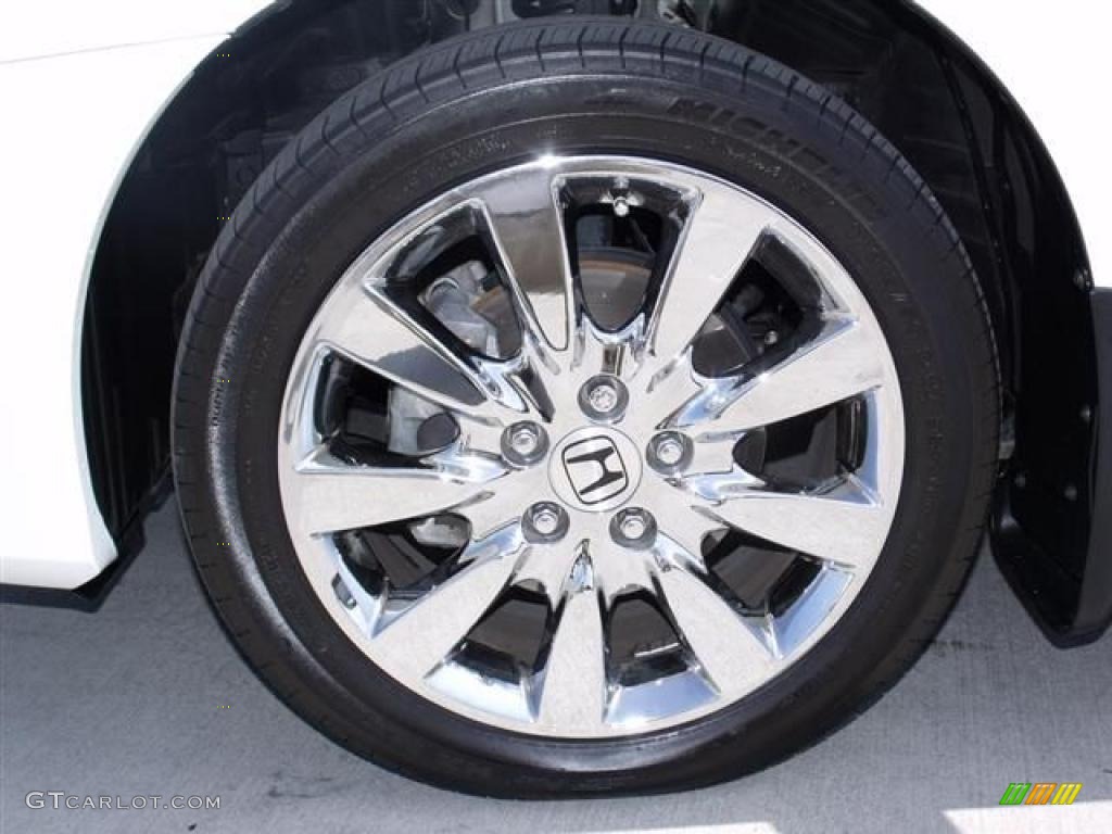 2007 Accord EX-L Coupe - Taffeta White / Ivory photo #9