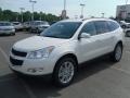 2011 White Diamond Tricoat Chevrolet Traverse LT  photo #1