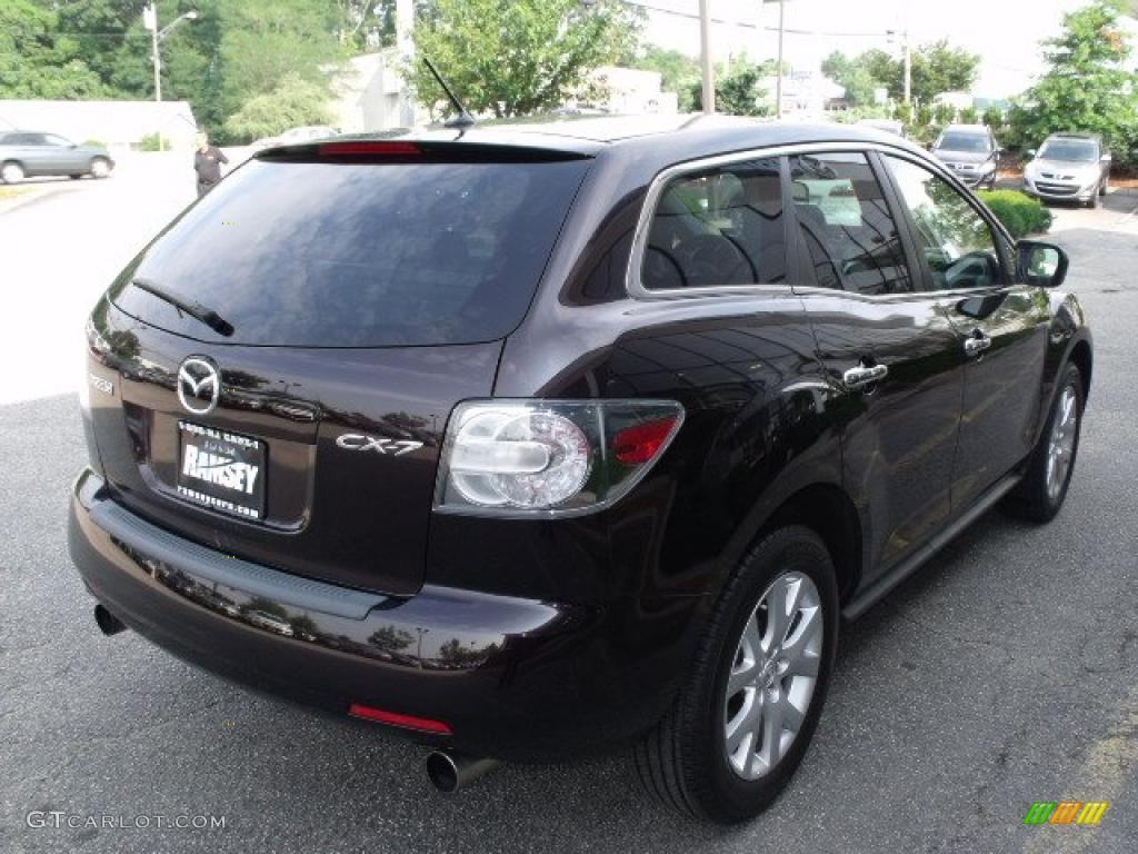 2007 CX-7 Grand Touring - Black Cherry Mica / Sand photo #5