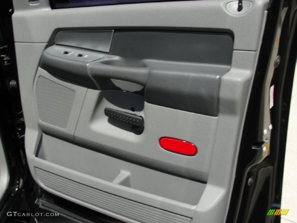 2008 Ram 1500 Lone Star Edition Quad Cab 4x4 - Brilliant Black Crystal Pearl / Medium Slate Gray photo #28