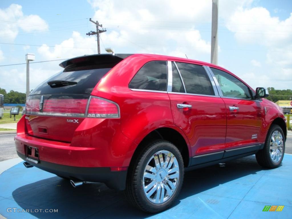 2010 MKX Limited Edition FWD - Red Candy Metallic / Cashmere/Black photo #3