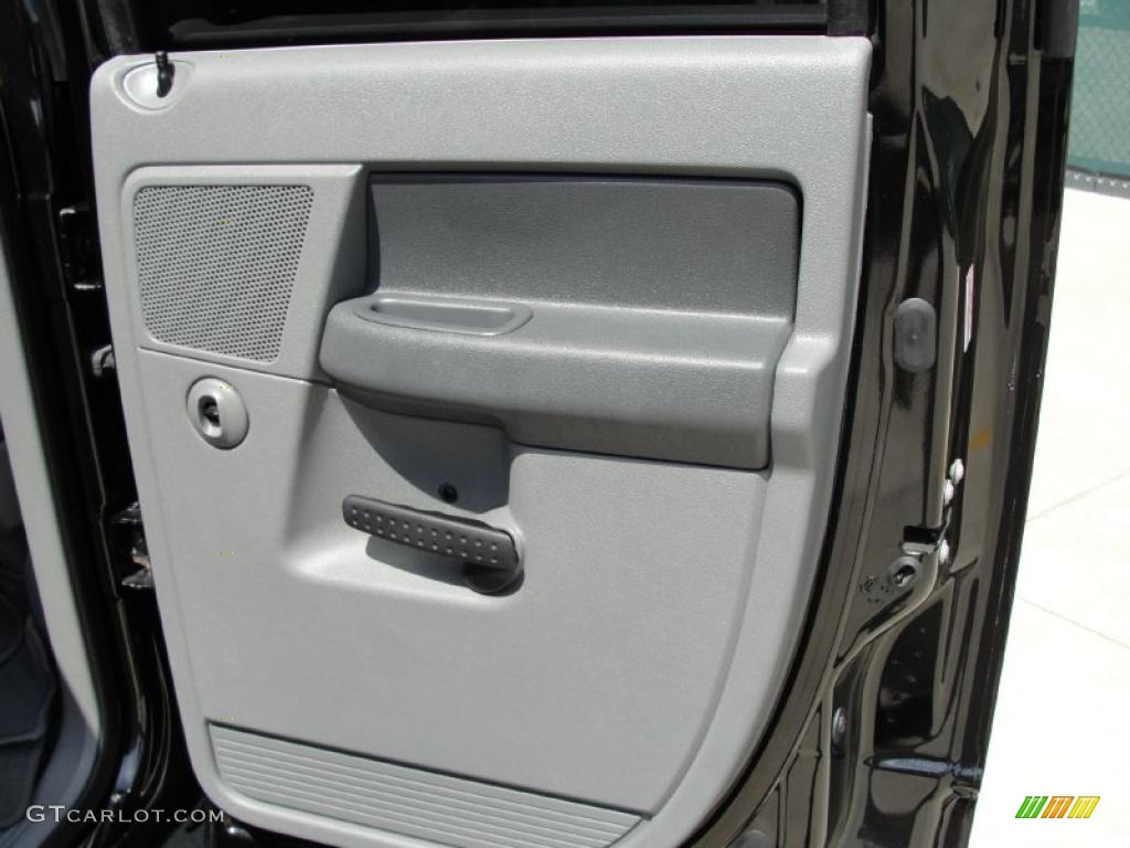 2008 Ram 1500 Lone Star Edition Quad Cab 4x4 - Brilliant Black Crystal Pearl / Medium Slate Gray photo #31