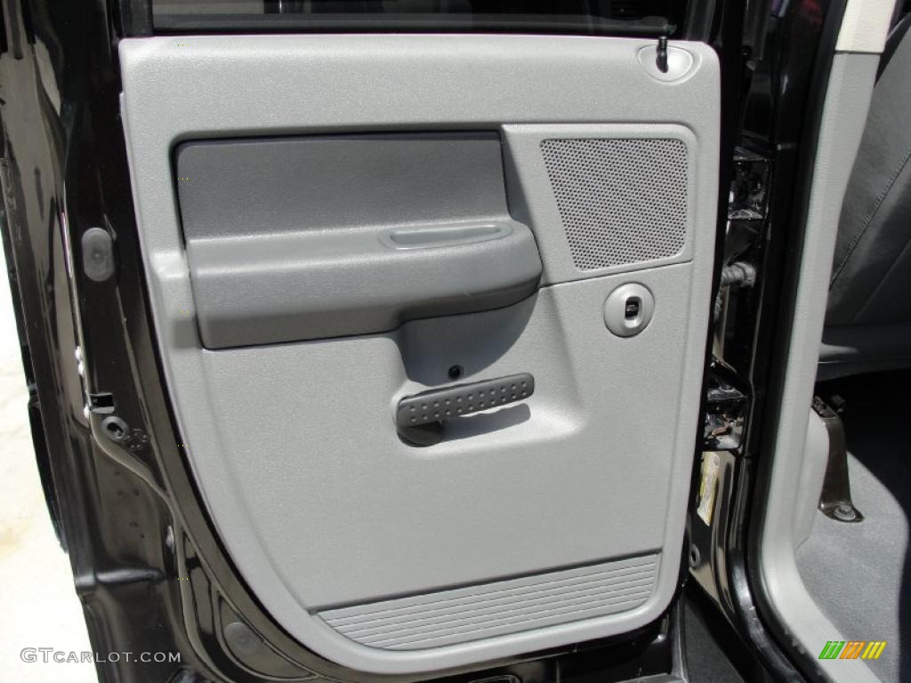 2008 Ram 1500 Lone Star Edition Quad Cab 4x4 - Brilliant Black Crystal Pearl / Medium Slate Gray photo #33