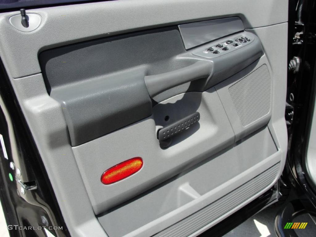 2008 Ram 1500 Lone Star Edition Quad Cab 4x4 - Brilliant Black Crystal Pearl / Medium Slate Gray photo #35