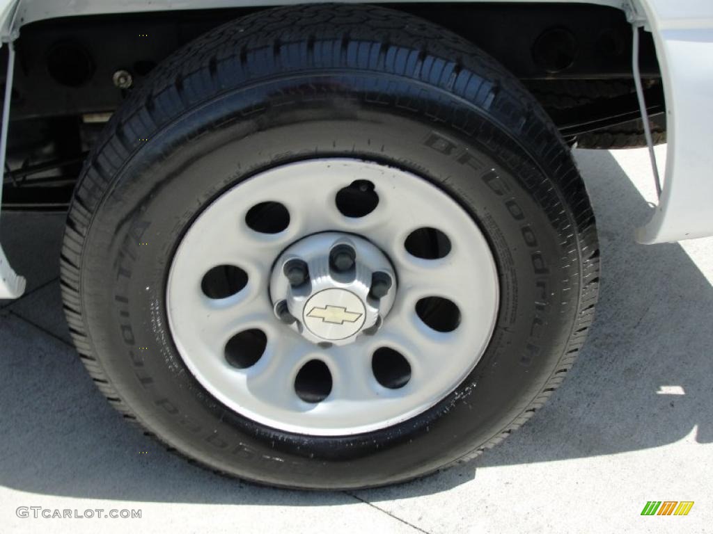 2006 Silverado 1500 LS Extended Cab - Summit White / Dark Charcoal photo #13