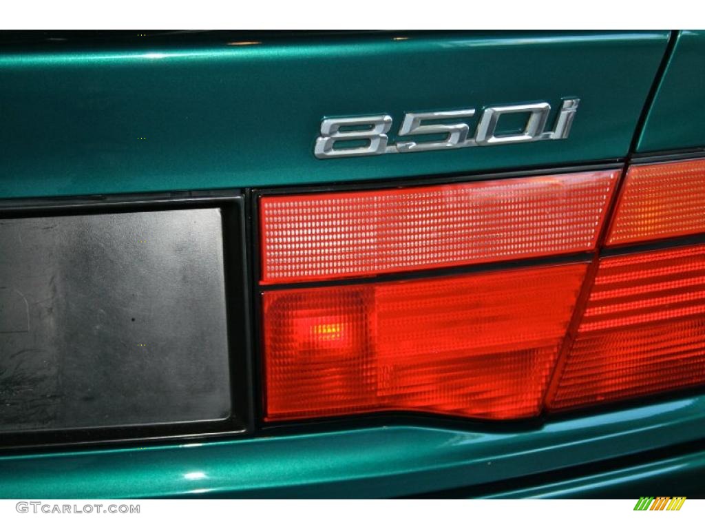 1991 8 Series 850i Coupe - Laguna Green Metallic / Beige photo #12