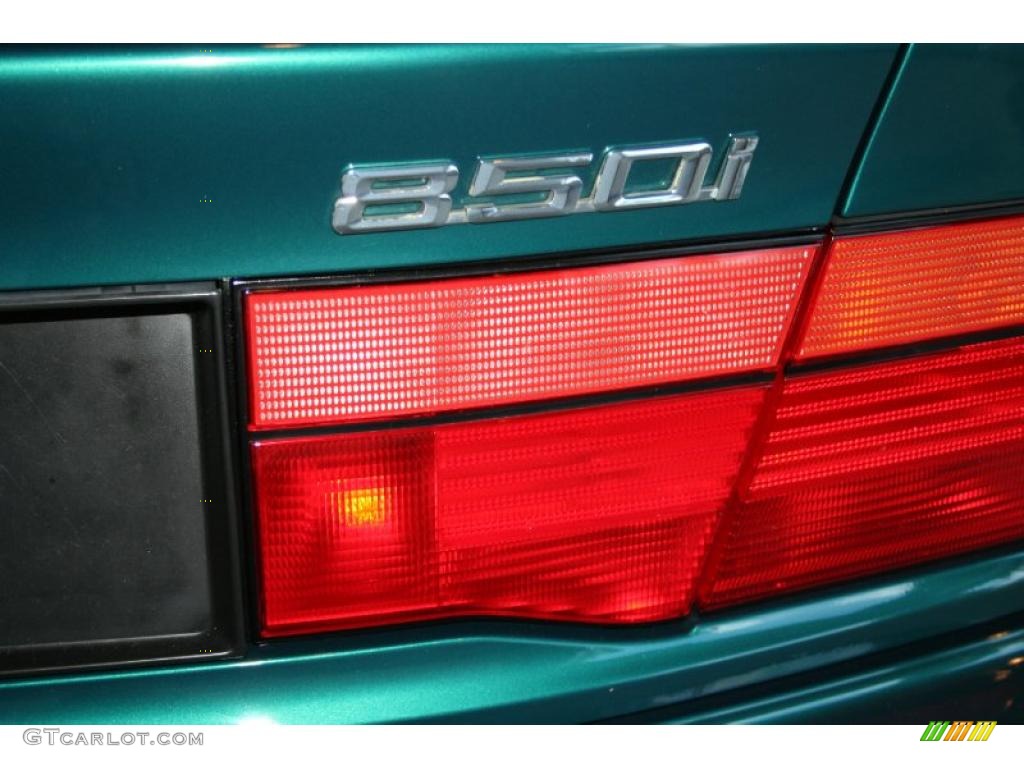 1991 8 Series 850i Coupe - Laguna Green Metallic / Beige photo #51