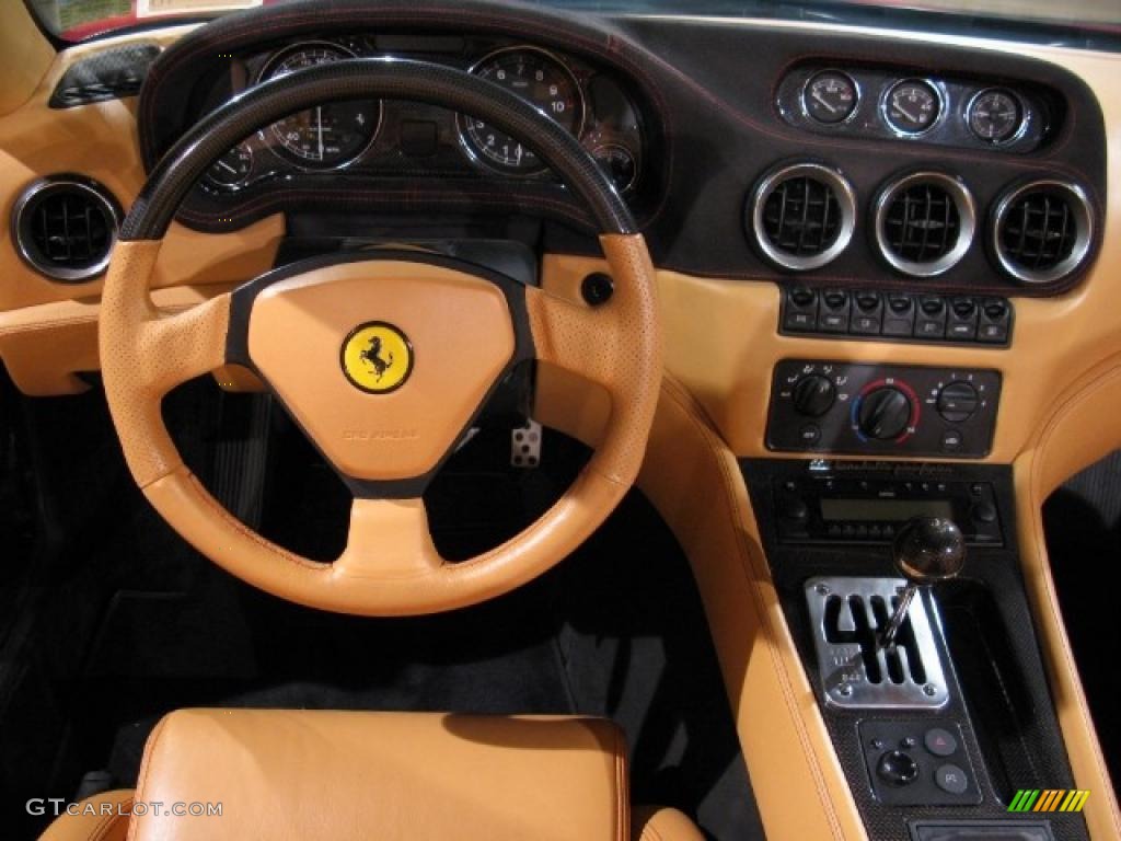 2001 Ferrari 550 Barchetta Beige Dashboard Photo #33329868