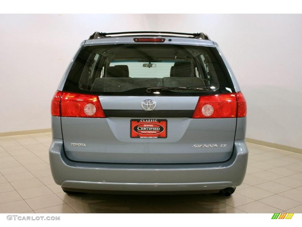 2008 Sienna CE - Blue Mirage Metallic / Fawn photo #6