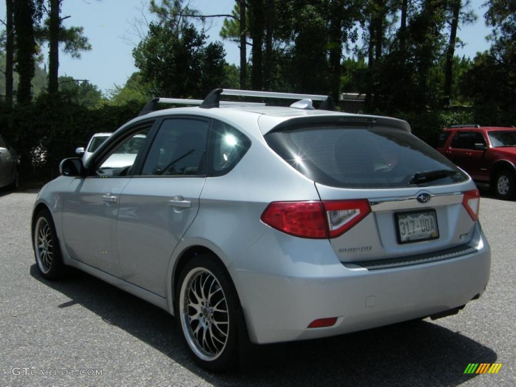 2008 Impreza WRX Wagon - Spark Silver Metallic / Carbon Black photo #3