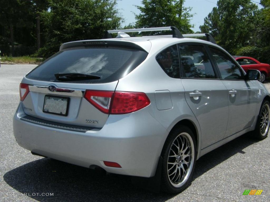 2008 Impreza WRX Wagon - Spark Silver Metallic / Carbon Black photo #5