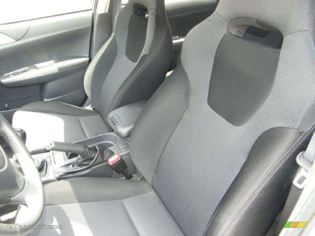 2008 Impreza WRX Wagon - Spark Silver Metallic / Carbon Black photo #14